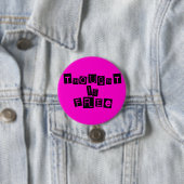 Dacht is gratis ronde button 7,6 cm (In situ)