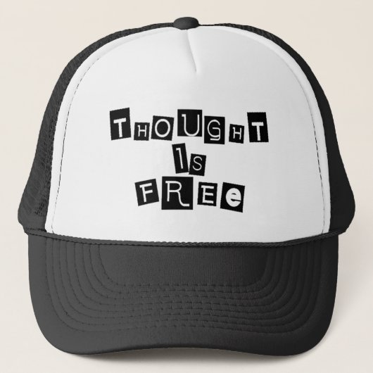 Dacht is gratis trucker pet (Voorkant)
