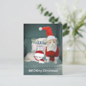 Dacht kerst! feestdagenkaart (Staand voorkant)