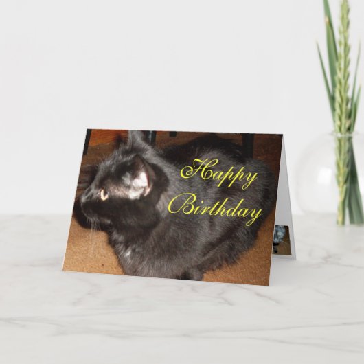 DACHT U IK ZOU VERGETEN? BIRTHADAY kaart (Voorkant)