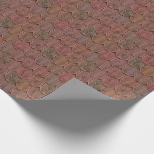 dachziegel cadeaupapier (Hoek)