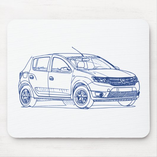 Dacia Sandero 2013 Muismat (Voorkant)
