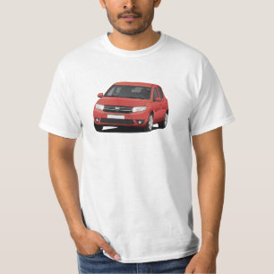 Dacia Sandero afbeelding - rood T-shirt