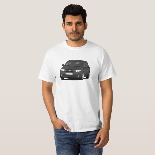 Dacia Sandero - zwart T-shirt (Voorkant volledig)