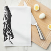 dacia wolf slang vlag roemenië symbool dacs theedoek (Quarter Fold)