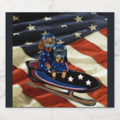 DACKEL BIER ETIKET (Enkel label)