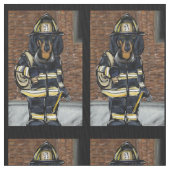 DACKEL BRANDWEERMAN STOF (Close Up)