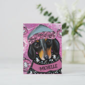 DACKEL  BRIEFKAART (Staand voorkant)