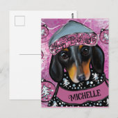 DACKEL  BRIEFKAART (Voorkant / Achterkant)