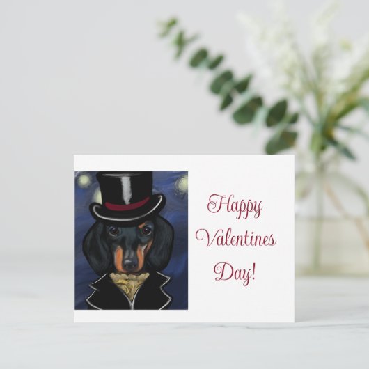 DACKEL     BRIEFKAART (Staand voorkant)