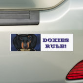 DACKEL      BUMPERSTICKER (Op auto)