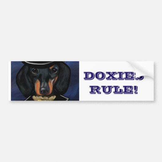 DACKEL      BUMPERSTICKER (Voorkant)
