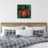 DACKEL CANVAS AFDRUK (Insitu (Slaapkamer))
