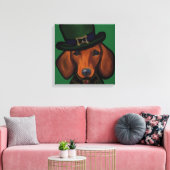 DACKEL CANVAS AFDRUK (Insitu (Woonkamer))