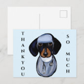 DACKEL DOKTER BRIEFKAART (Voorkant / Achterkant)