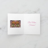 DACKEL          FEESTDAGEN KAART (Binnen)