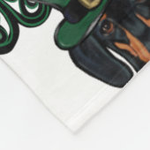 DACKEL FLEECE DEKEN (Hoek)