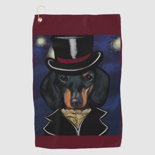 DACKEL       GOLFHANDDOEK (Voorkant)