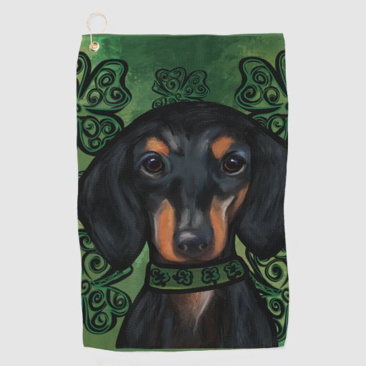 DACKEL GOLFHANDDOEK (Voorkant)