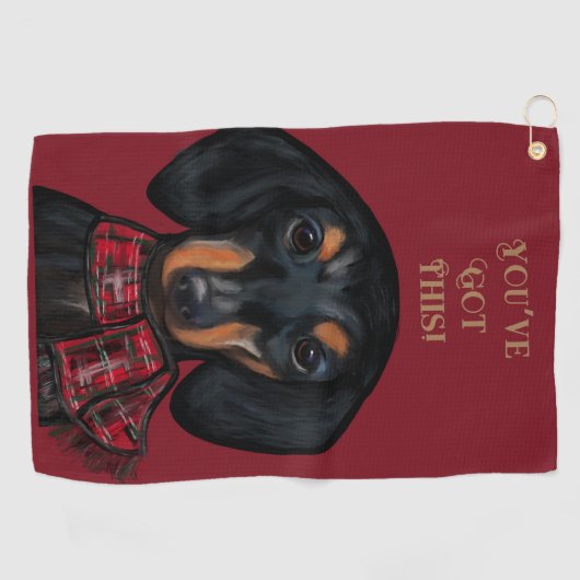 DACKEL GOLFHANDDOEK (Horizontaal)