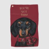 DACKEL GOLFHANDDOEK (Voorkant)
