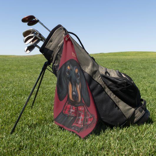 DACKEL        GOLFHANDDOEK (Groen)