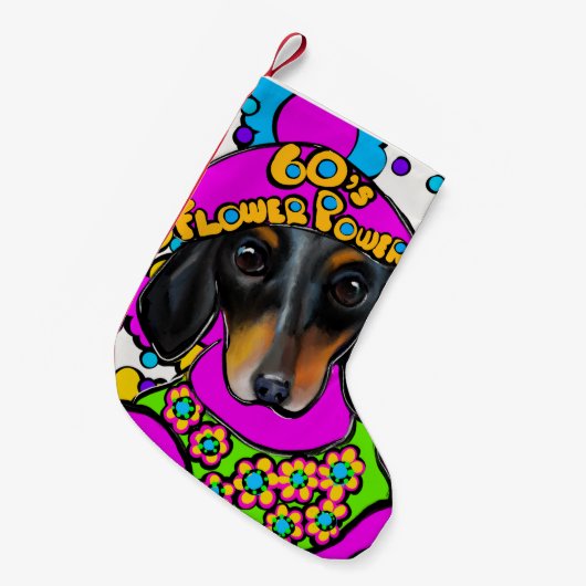 DACKEL  KLEINE KERSTSOK (Voorkant (Hangend))