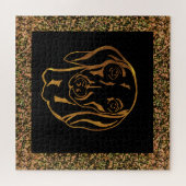 DACKEL  LEGPUZZEL (Horizontaal)