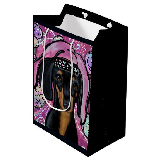 DACKEL MEDIUM CADEAUZAKJE (Voorkant Gekanteld)