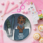 DACKEL  PAPIEREN BORDJE (Feest)