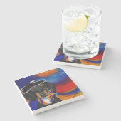 DACKEL          STENEN ONDERZETTER (Zijkant)