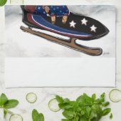 DACKEL  THEEDOEK (Gevouwen)