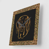 DACKEL  VIERKANTE KLOK (Hoek)