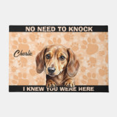 DACKEL WIENER DOG DEURMAT (Voorkant)