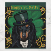 DACKEL WIJN ETIKET (Enkel label)