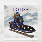 DACKEL  WIJN ETIKET (Enkel label)