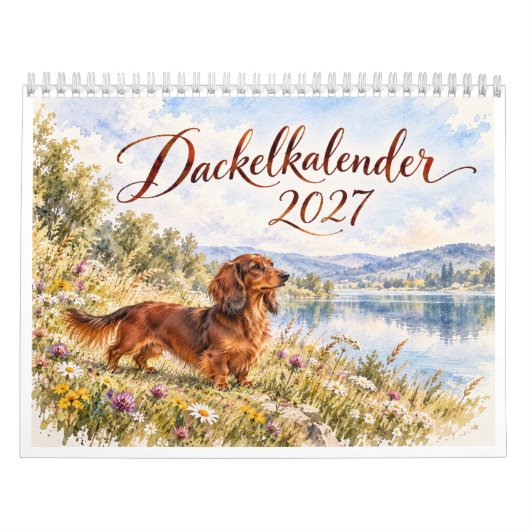 Dackelkalender 2027 kalender (Hoes)