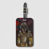 Dacshund Bagagelabel (Voorkant (verticaal))