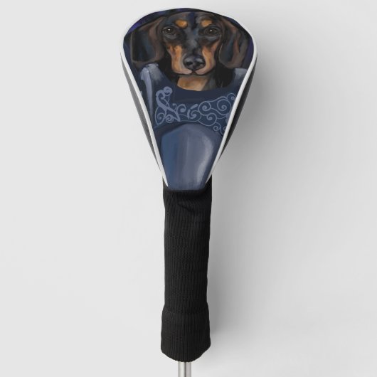 Dacshund Golfheadcover (Voorkant)