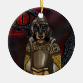 Dacshund Keramisch Ornament