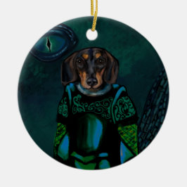 Dacshund Keramisch Ornament