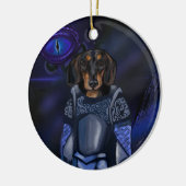 Dacshund Keramisch Ornament (Links)
