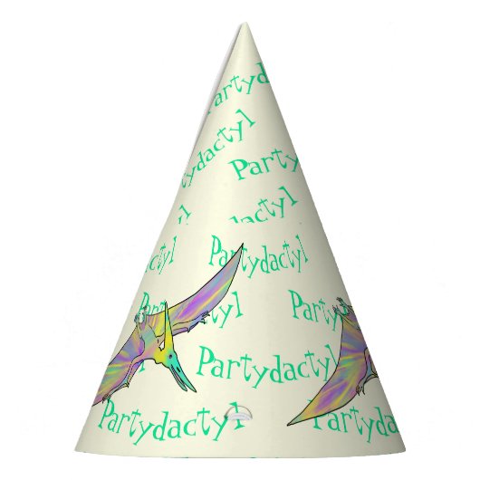 Dactylkleurstof Pterodactyldinosaurus Feesthoedjes (Links)