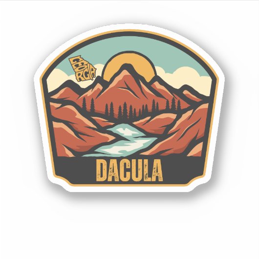 Dacula, Georgia Sticker (Voorkant)