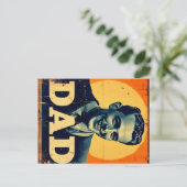 DAD (1) Graphics geïnspireerd op de jaren '60 Feestdagenkaart (Staand voorkant)