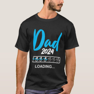 Dad 2024 Laden Gezegde nakomelingen Verwacht Vader T-shirt