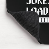 Dad-a-base Jokes Loading Retro Funny Cringe Vader Muismat (Hoek)