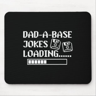 Dad-a-base Jokes Loading Retro Funny Cringe Vader Muismat
