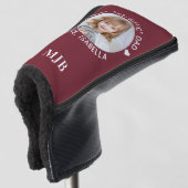 DAD aangepaste foto gepersonaliseerde monogram put Golfheadcover (3/4 voorkant)