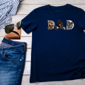 DAD aangepaste foto | HONDENLIEFHEBBER | Dog Pap | T-shirt